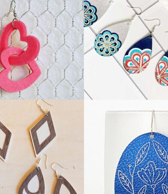 DIY Earring Patterns for Cricut – Free SVG Files!