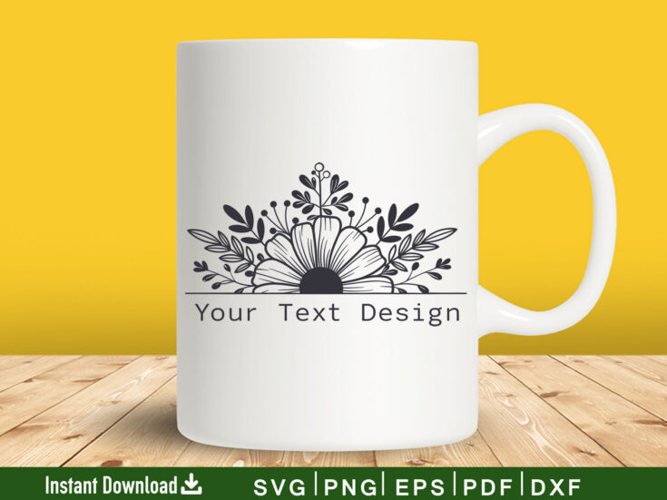 Image for Daisy Flower Monogram 