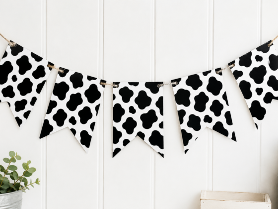 Cow Print SVG File for Cricut – Free Download