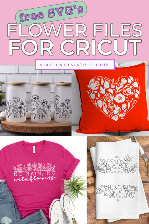 Collection of free SVG flower cut files for Cricut featuring floral designs, sunflowers, and flower silhouettes