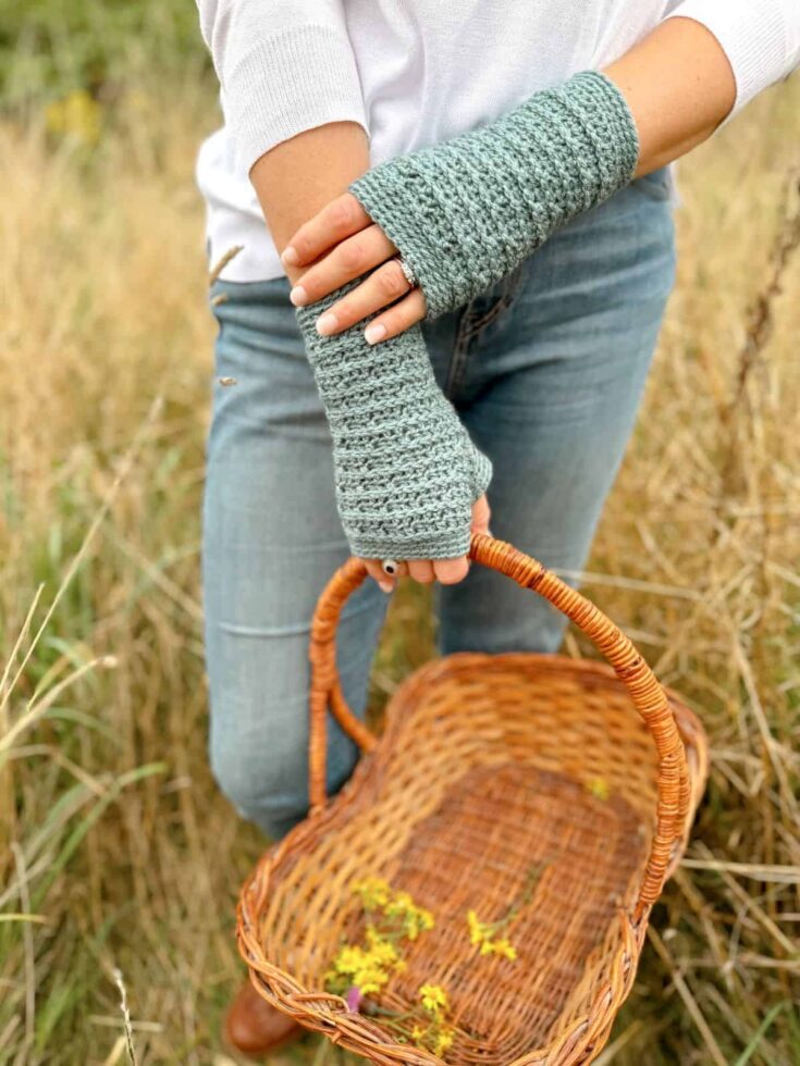 Image for Fingerless Gloves Crochet Pattern