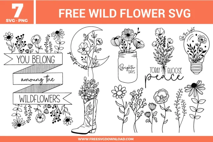 Image for Wild Flower Free SVG Files