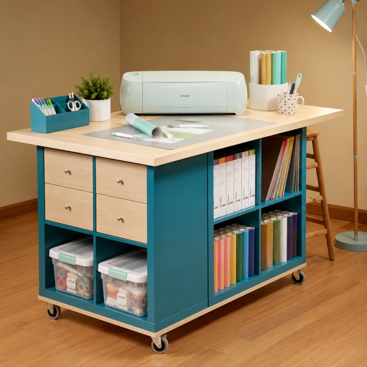 Cricut Vinyl Storage Ideas, Cricut Vinyl Organization Ideas, Cricut Vinyl Storage Solutions, Cricut Vinyl Sheet Storage Ideas, Want to organize your Cricut vinyl? Check out our storage solution ideas at Six Clever Sisters!