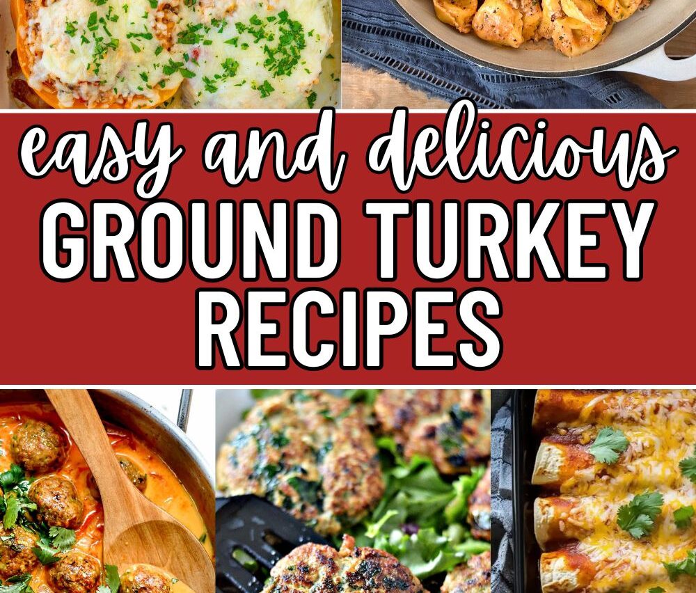 Easy Ground Turkey Recipes (instead of Ground Beef!)