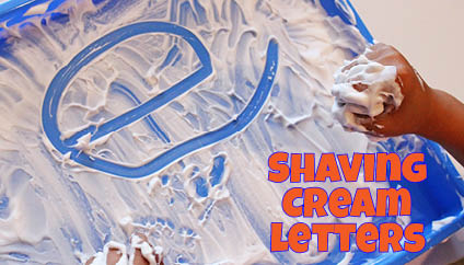 Image for Shaving Cream Letters