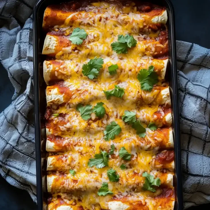 Image for Ground Turkey Black Bean Enchiladas (40-Minutes)