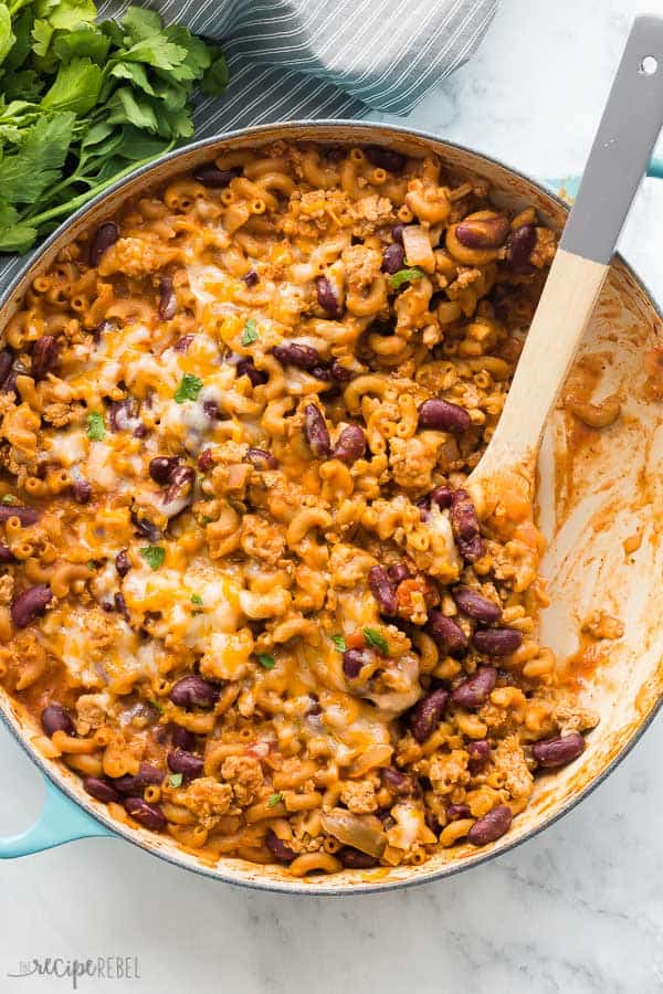 Image for Turkey Chili Mac and Cheese