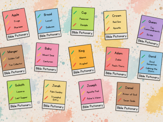 Free Printable Bible Pictionary Cards (288 Clues!)