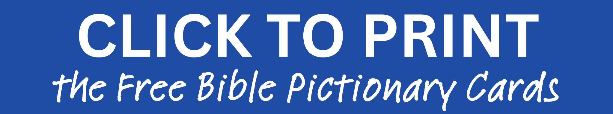 free printable Bible Pictionary cards