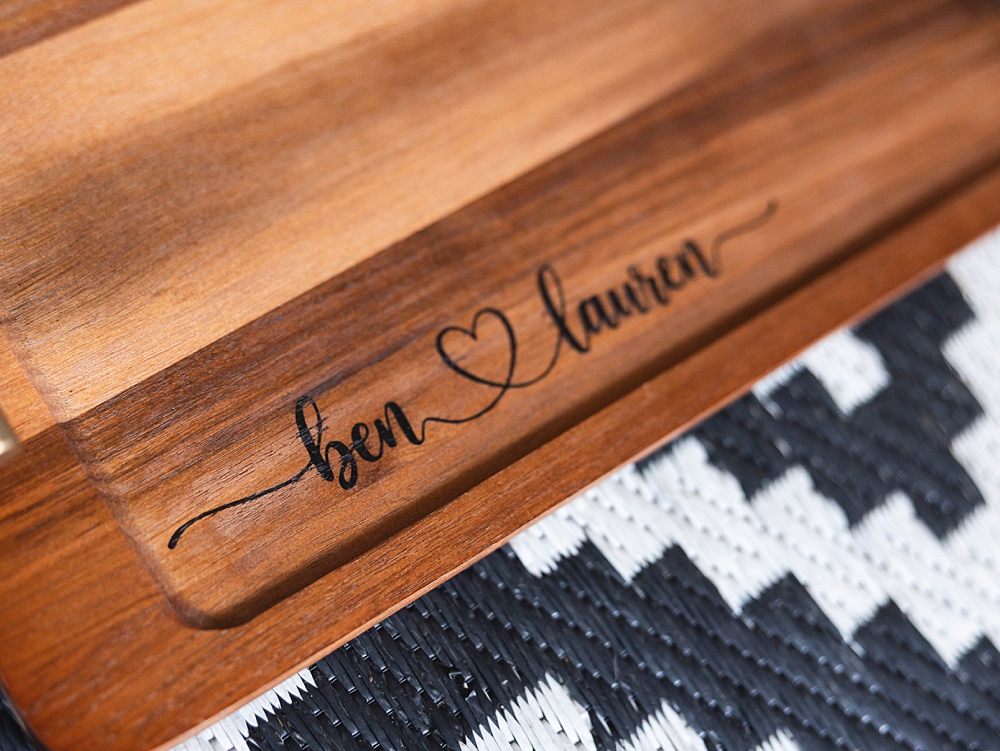 DIY Personalized Charcuterie Board with Cricut