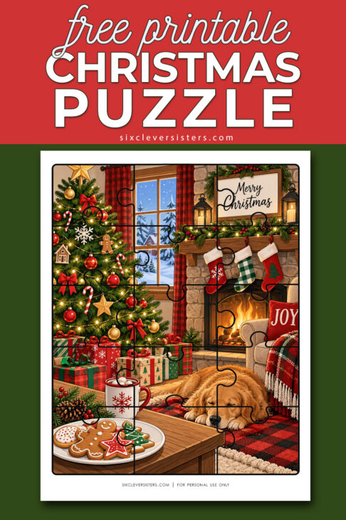 free printable christmas puzzle, free printable christmas puzzle PDF, free printable christmas puzzle for kids