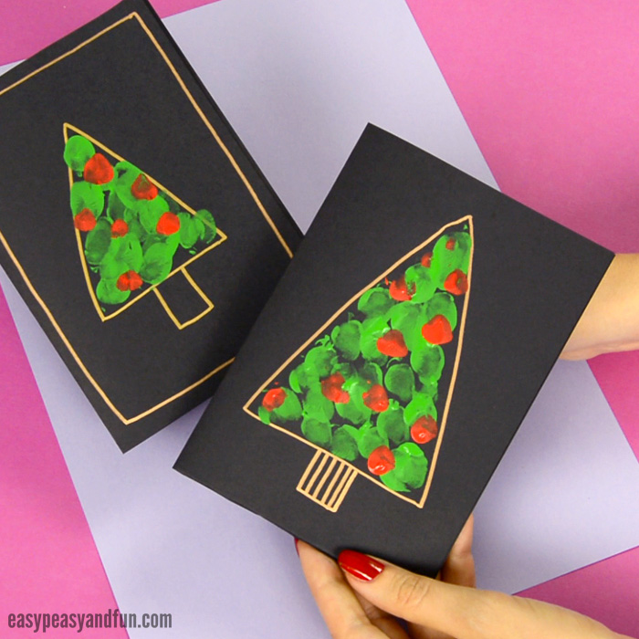 Image for Fingerprint Christmas Tree Card