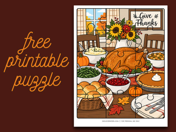 Free Printable Thanksgiving Puzzle!