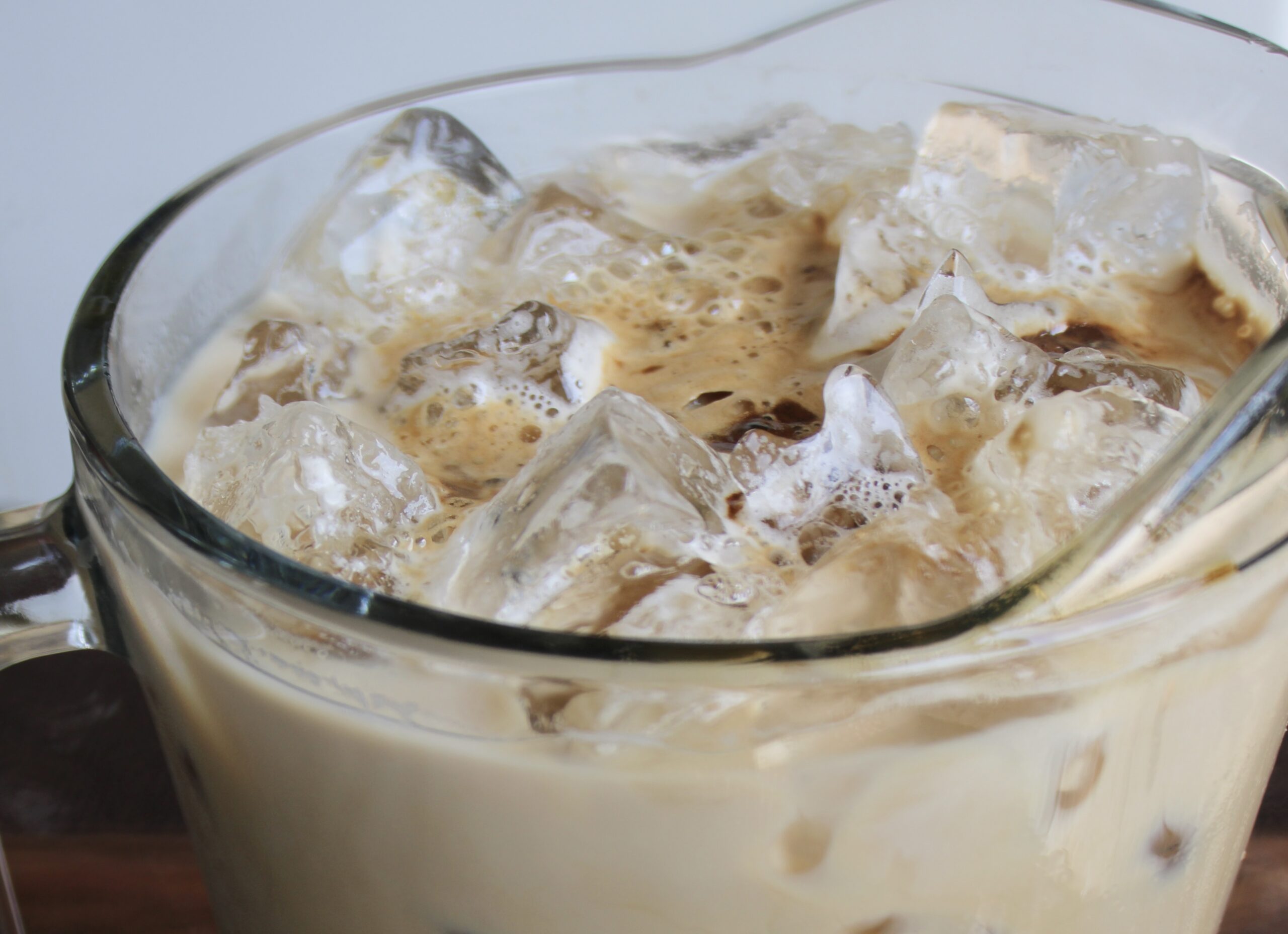 - Nescafé iced coffee recipe made in a two-quart pitcher